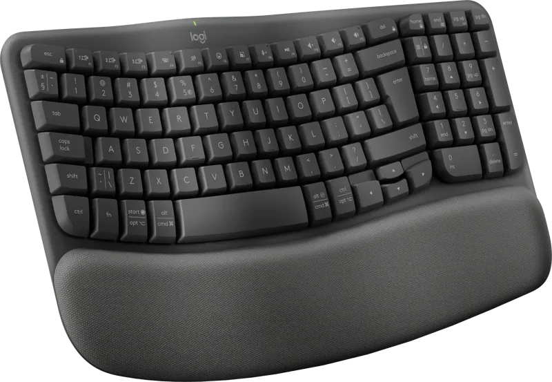Wave Keys Draadloos Ergonomisch Toetsenbord van Logitech, US – cover
