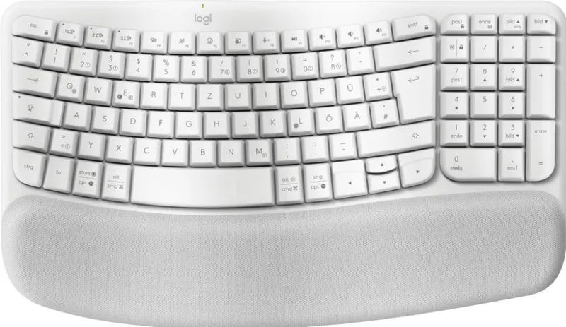 Wave Keys wireless ergonomic keyboard - OFFWHITE van Logitech – cover