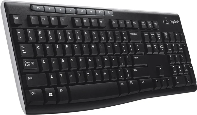Wireless Keyboard K270 - UK-NSEA-Layout van Logitech, Zwart – cover