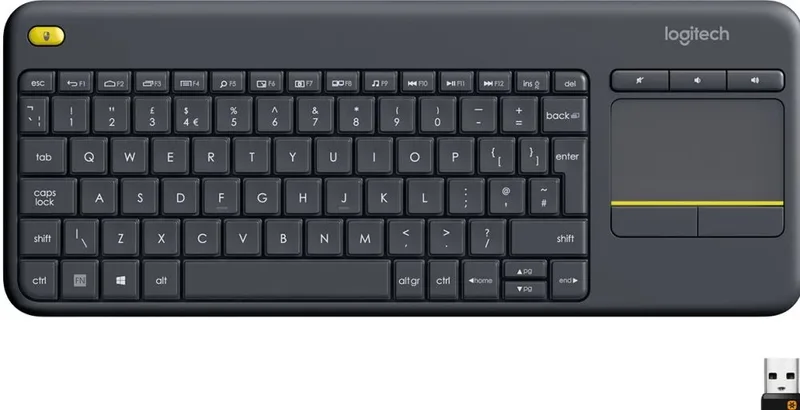 Wireless Touch Keyboard K400 Plus - Toetsenbord by Logitech – cover