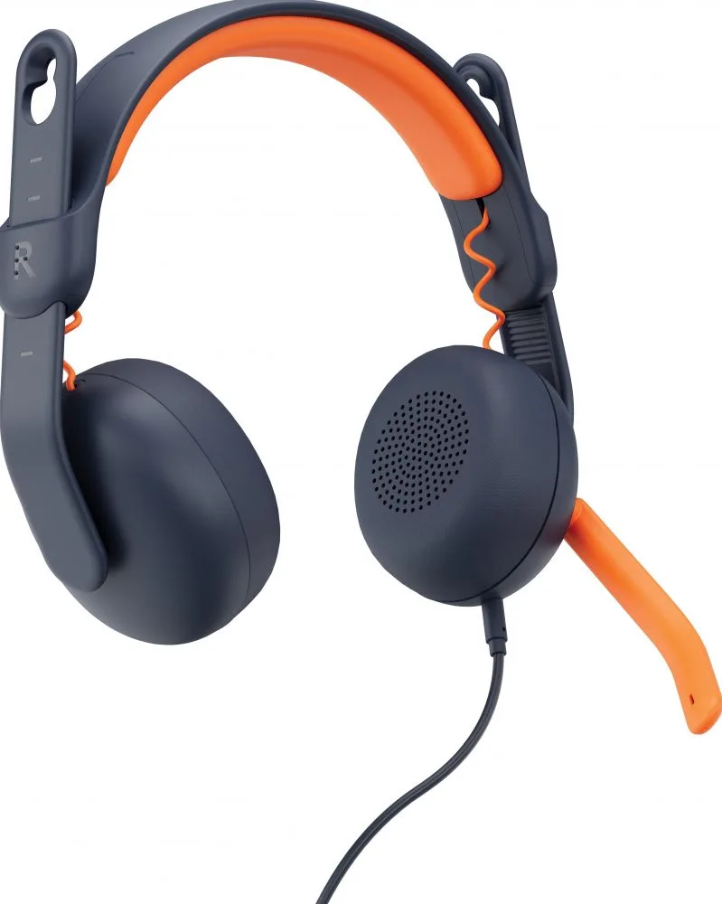 Zone Learn On-Ear Wired Headset for Learners, USB-A - Koptelefoon met micro de Logitech – jaquette