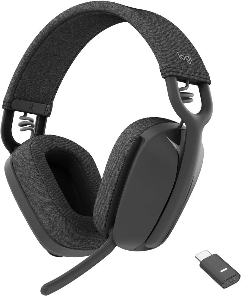 Zone Vibe - Draadloze Koptelefoon - Bluetooth by Logitech, Grafiet – cover