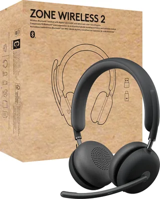 Zone Wireless 2 UC – Headset – ANC – Bluetooth by Logitech, Black – cover 1 of 2