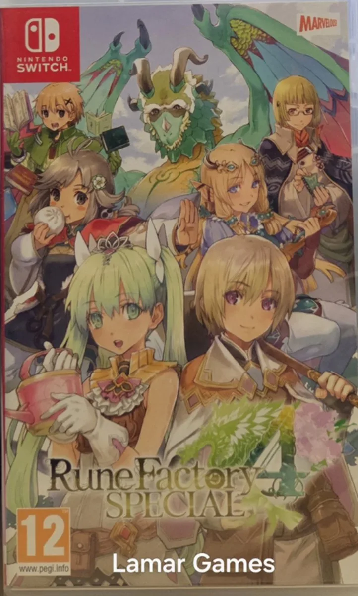 Rune Factory 4 Special by Marvelous, Nintendo Switch – cover