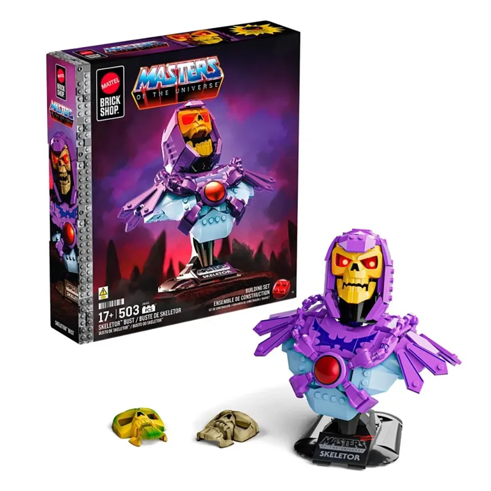 Meesters Van Het Universum Skeletor Buste Constructie van Mattel – cover