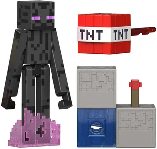 Minecraft Action Figure: Enderman (Redstone Charged) van Mattel – cover 1 van 2