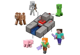 Minecraft Action Figure: Skeleton (Redstone Charged) van Mattel – cover 3 van 4
