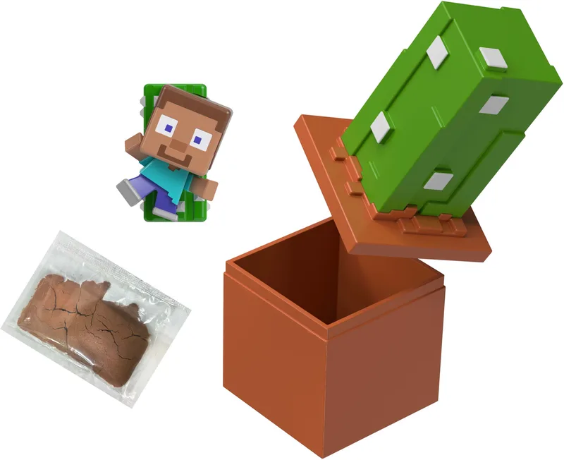 Minecraft Bloom Blocks Mini Figure - Cactus by Mattel – cover