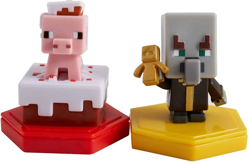 Minecraft Earth Boost Mini Figures 2-Pack - Pig & Undying Evoker van Mattel – cover