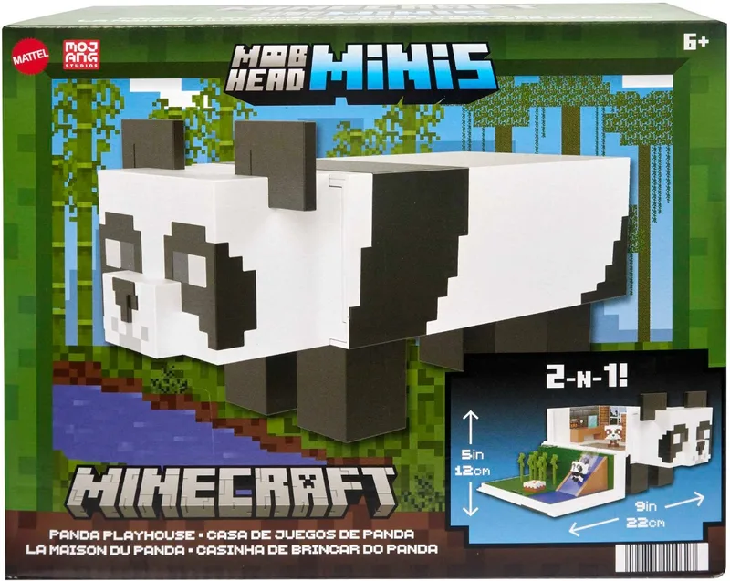 Minecraft Mob Head Minis - Panda Playhouse by Mattel – cover