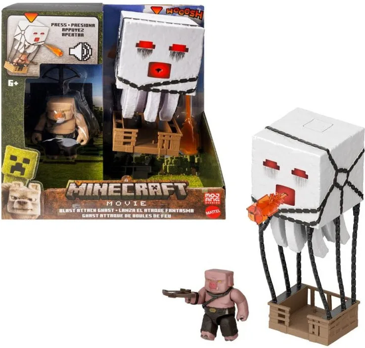 Minecraft Movie Action Figure - Blast Attack Ghast van Mattel – cover 1 van 4