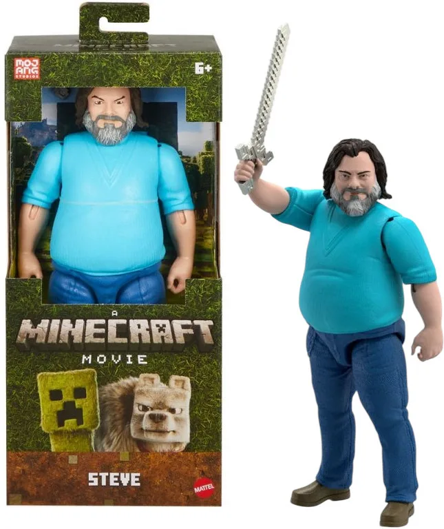 Minecraft Movie Action Figure - Steve van Mattel – cover