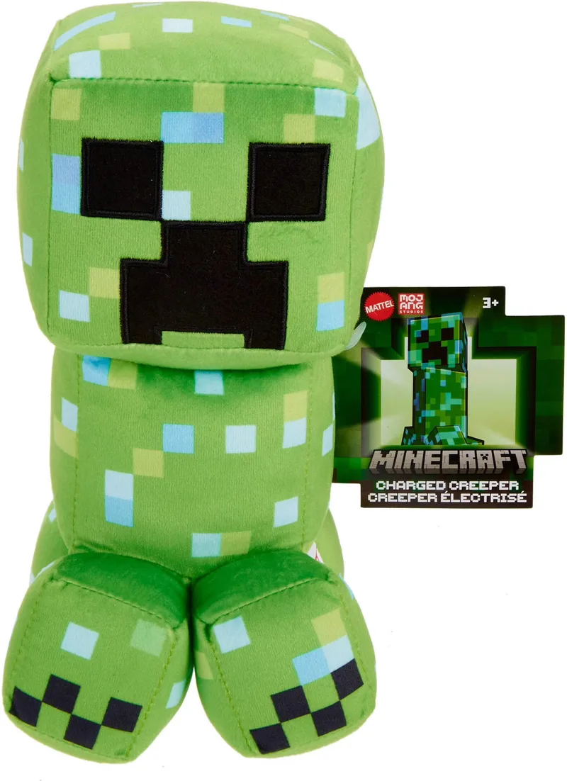 Minecraft Soft Collectible Pluche - Charged Creeper van Mattel – cover