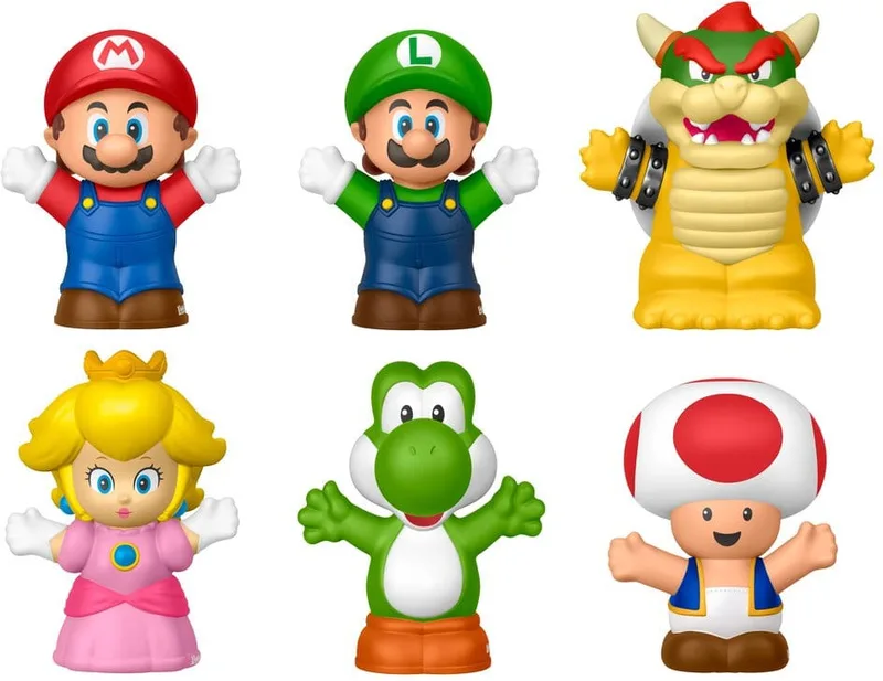 My Mario Little People Collector - Mini Figure 6-Pack van Mattel – cover 1 van 5