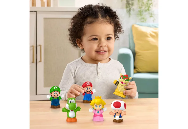 My Mario Little People Collector - Mini Figure 6-Pack van Mattel – cover 2 van 5