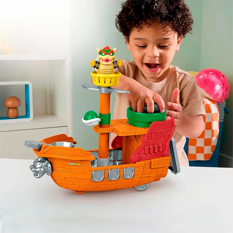 My Mario Little People Playset - Bowser's Airship van Mattel – cover 6 van 6