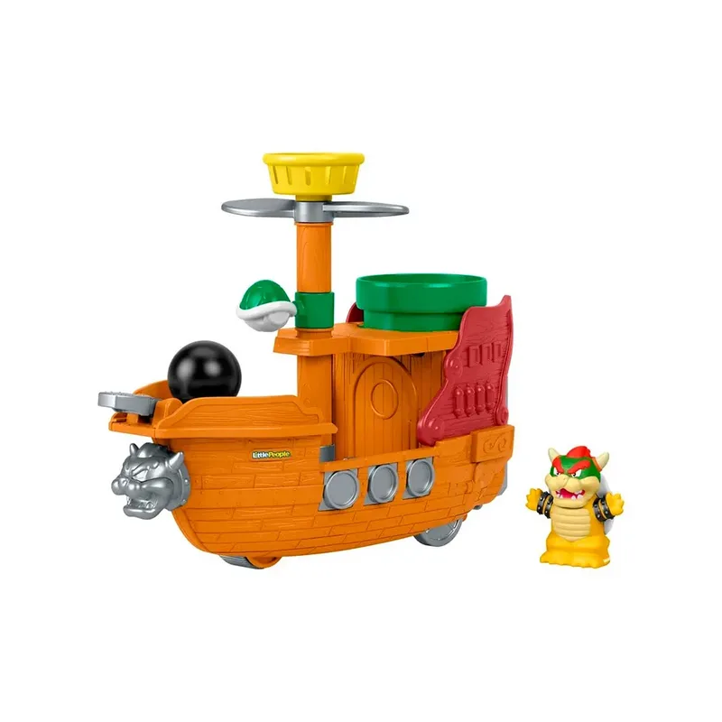 My Mario Little People Playset - Bowser's Airship van Mattel – cover 2 van 6