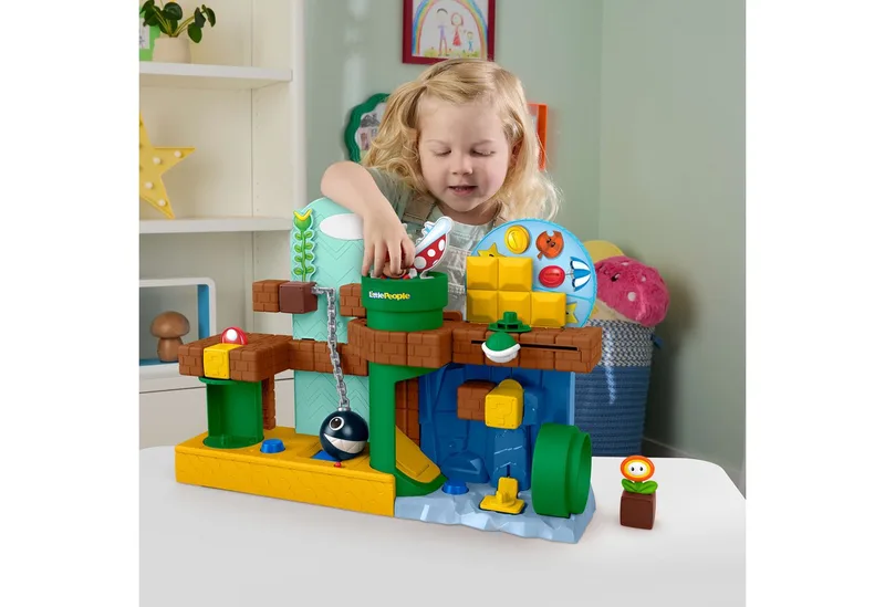 My Mario Little People Playset - Mario's Adventure van Mattel – cover 5 van 5