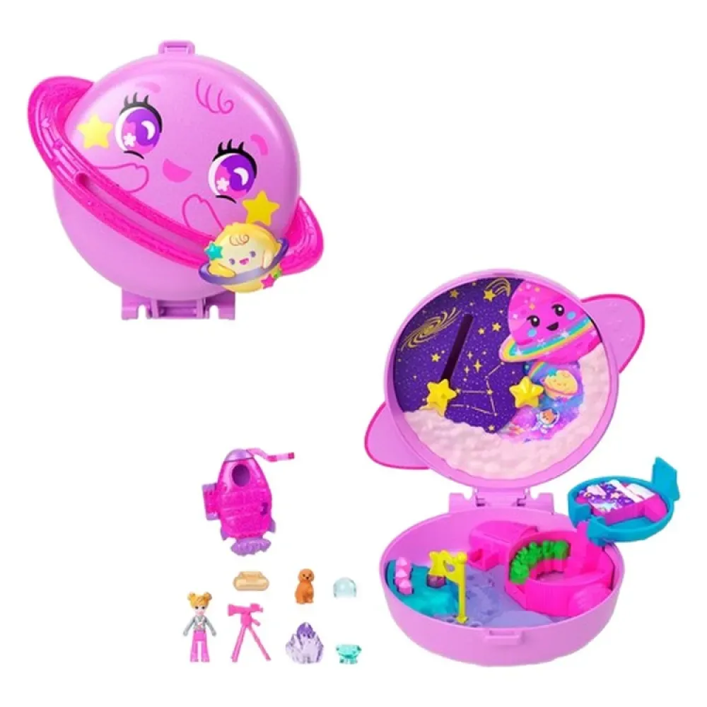 Figure Polly Pocket Planet Compact de Mattel – jaquette