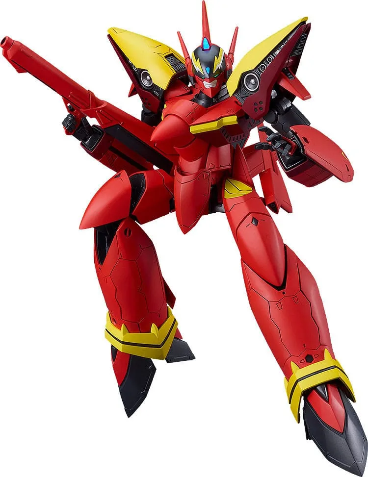 The Super Dimension Fortress Macross PLAMAX Plastic Model Kit - VF-19 Custom Fire Valkyrie (Basara Nekki Unit) van Max Factory – cover