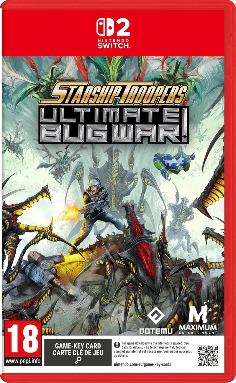 Starship Troopers Ultimate Bug War van Maximum Entertainment, Nintendo Switch 2 – cover