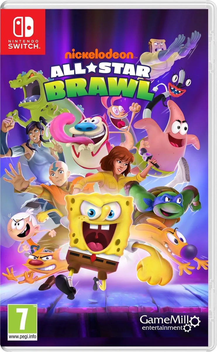 Nickelodeon All-Star Brawl van Maximum Games, Nintendo Switch – cover