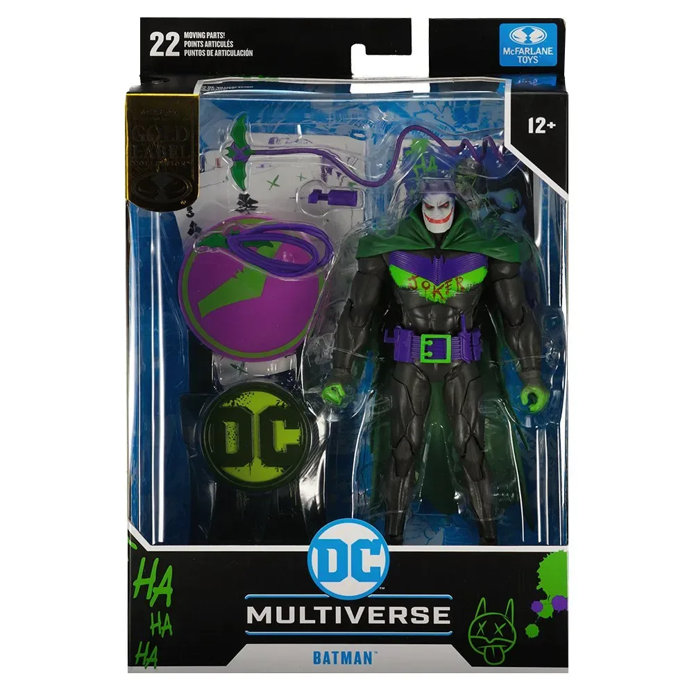 Batman Goud Dc Multiverse Action: White Knight Jokerized Label Figuur 18 Cm van McFarlane Toys – cover