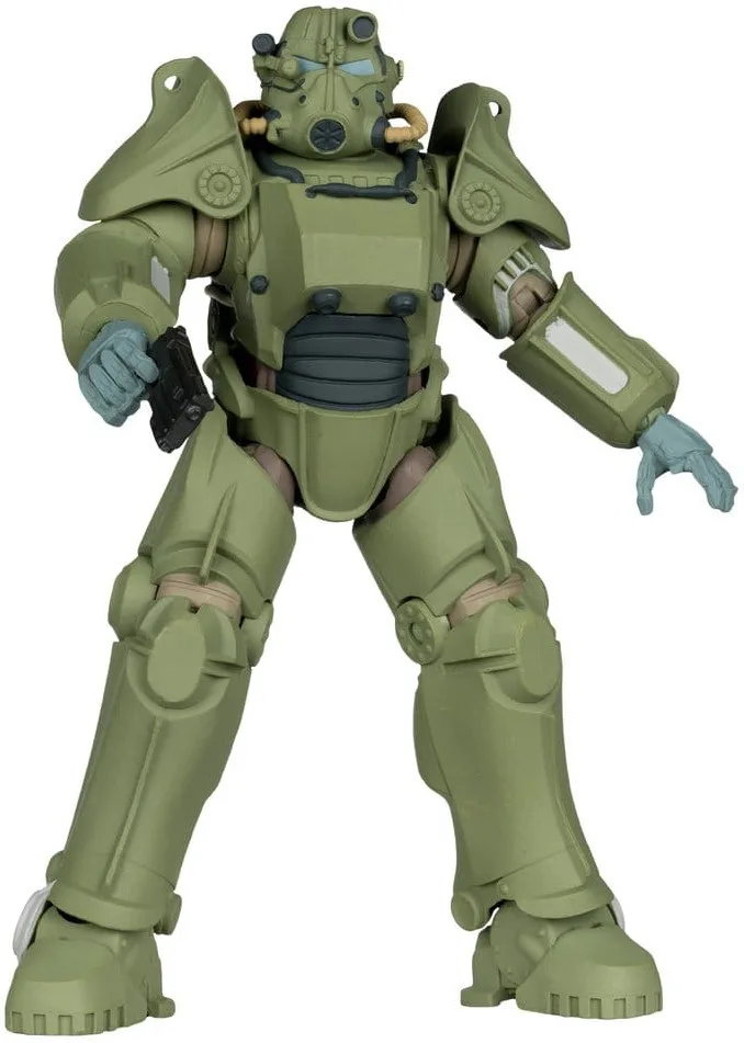 Fallout 76 Gaming Edition Action Figure - T-45 Military Armor (Red Platinum Edition) by McFarlane Toys – cover