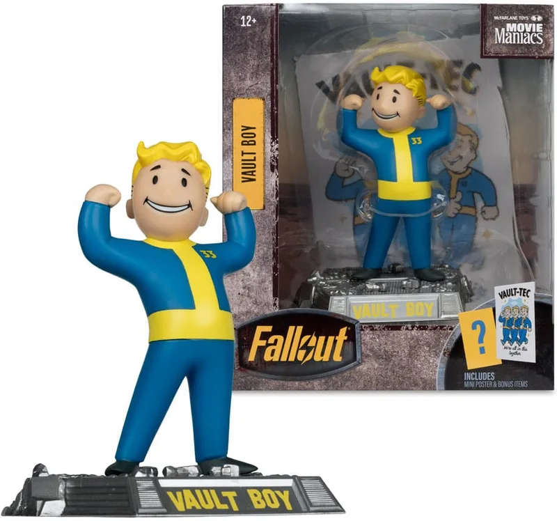 Fallout Movie Maniacs Statue - Vault Boy Ver. 1 van McFarlane Toys – cover