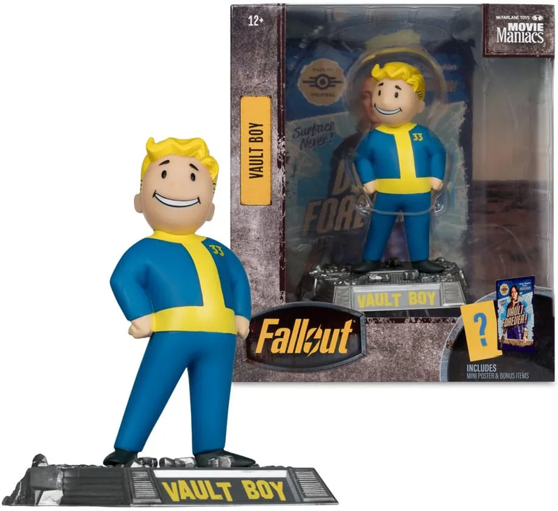 Fallout Movie Maniacs Statue - Vault Boy Ver. 2 van McFarlane Toys – cover