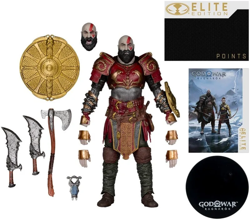 God of War Ragnarok Elite Edition Action Figure - Kratos van McFarlane Toys – cover