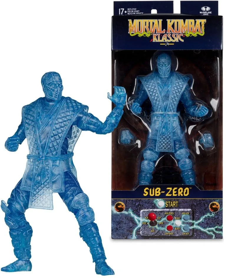 Mortal Kombat Klassic Action Figure - Sub-Zero (Ice Clone) by McFarlane Toys – cover