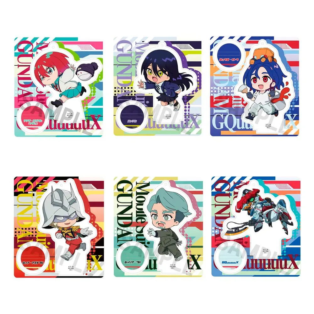 Gundam Acrylfiguurdisplay Mobile Suit Gquuuuuux Tokotoko 9 Cm 6 Eenheden by MegaHouse – cover