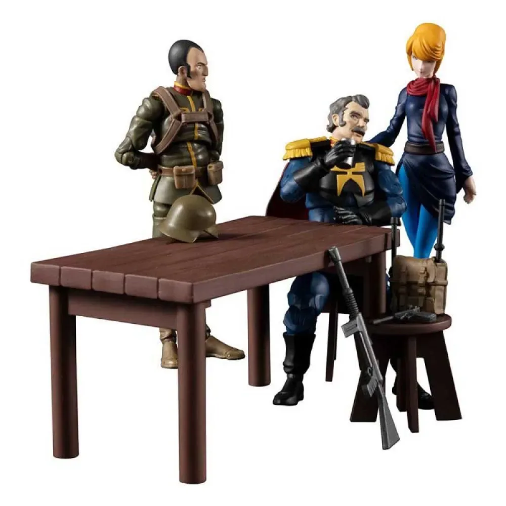 Gundam Mobile Suit Prinsdom Zeon Team Ramba Ral Figurenset 10 Cm van MegaHouse – cover