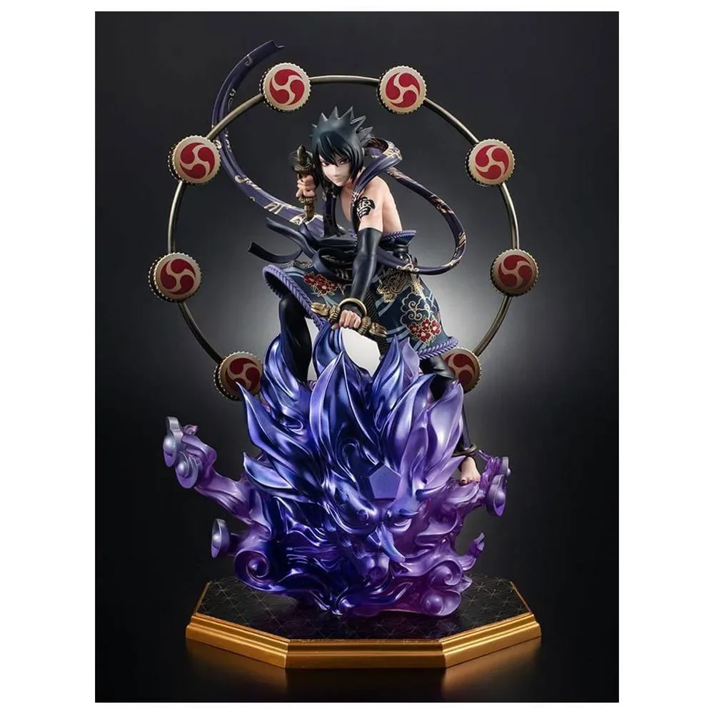 Naruto Pvc Priceus G.e.msasuke Uchiha Thunder God Series 28 Cm Figuur by MegaHouse – cover
