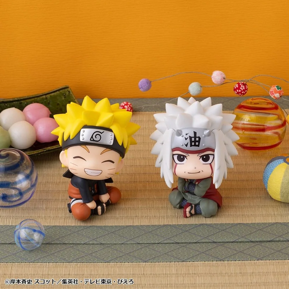 Naruto Shippuden Look Up 2-Pack Figure - Naruto Uzumaki Smile Ver. & Jiraiya (with gift) by MegaHouse – cover