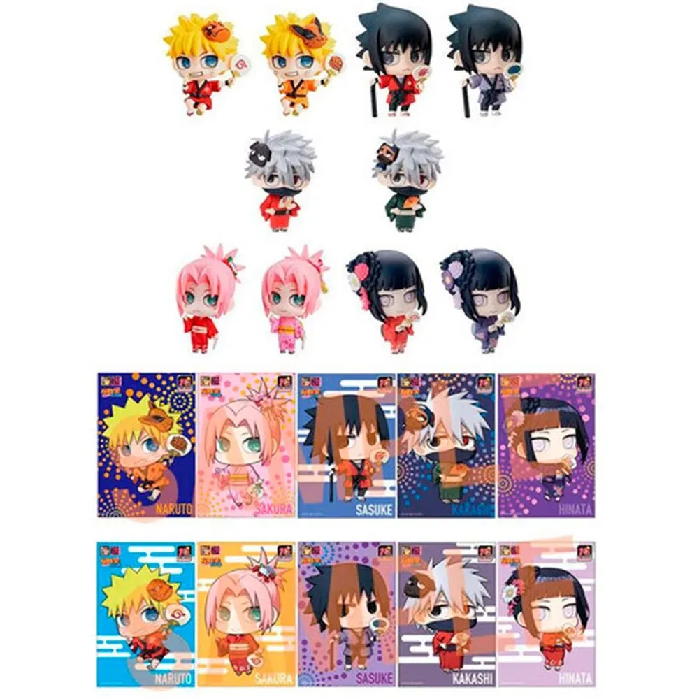 Naruto Shippuden Petit Chara Land 10-jarig Jubileum Met Ansichtkaarten 10 Eenheden by MegaHouse – cover
