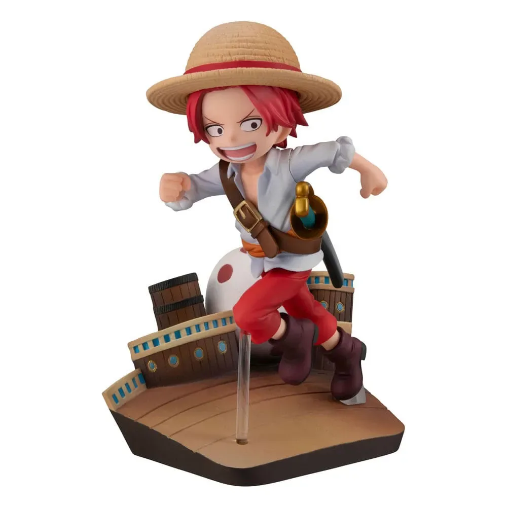 One Piece G.e.mseries Shanks Run! Run! Run! 13 Cm Figuur van MegaHouse – cover