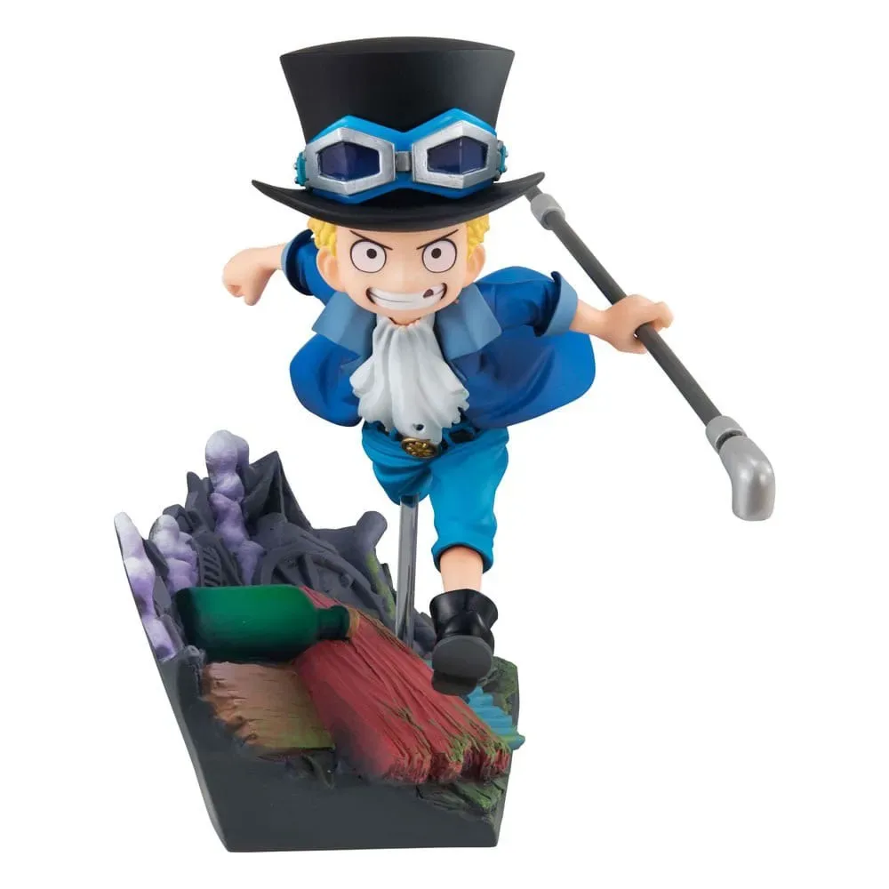 One Piece Gem Series Pvc Sabo Rennen! Rennen! Rennen! Figuur 13 Cm van MegaHouse – cover