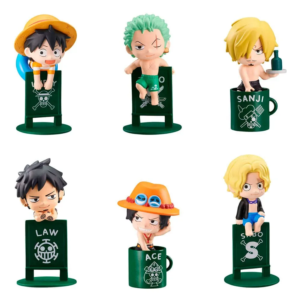 One Piece Ochatomo Series Pirates´ Vacance Ruilfiguur Geassorteerd 4 Cm van MegaHouse – cover