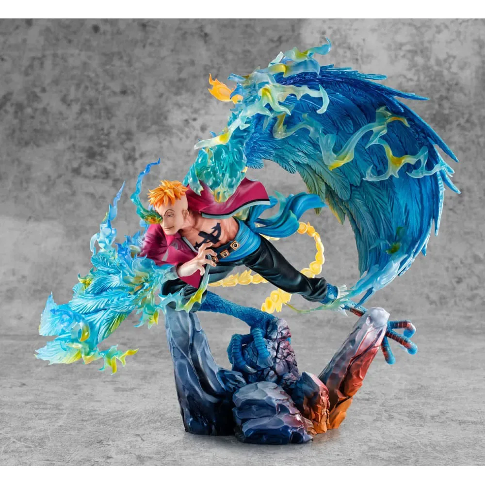 One Piece P.o.p Mas Maximum Marco The Phoenix Leader Of 1st Group Of Whitebeard Pirates 32 Cm Figuur van MegaHouse – cover