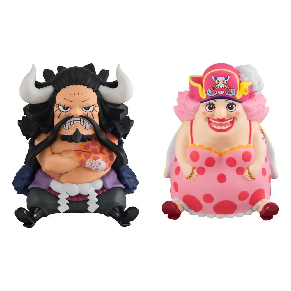 One Piece Up Bekijk Pvc Kaido Het Beest & Big Mom Met Kalebas & Semla Figuur 11 Cm van MegaHouse – cover