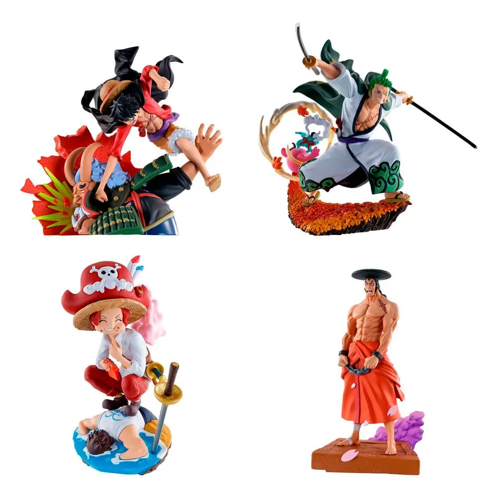 One Piece Wano Kuni Vol 1 Petitrama Logbox Re Birth Pvc-minifigurenset 9 Cm de MegaHouse – jaquette