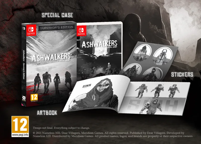 Ashwalkers Survivor's Edition van Meridiem Games, Nintendo Switch – cover