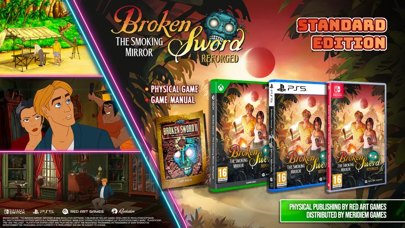 Broken Sword 2 - The Smoking Mirror: Reforged by Meridiem Games, PS5 – cover