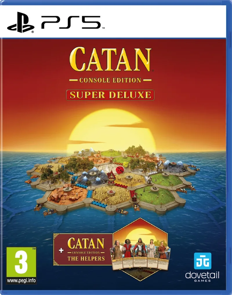 Catan Console Edition Super Deluxe van Meridiem Games, PS5 – cover
