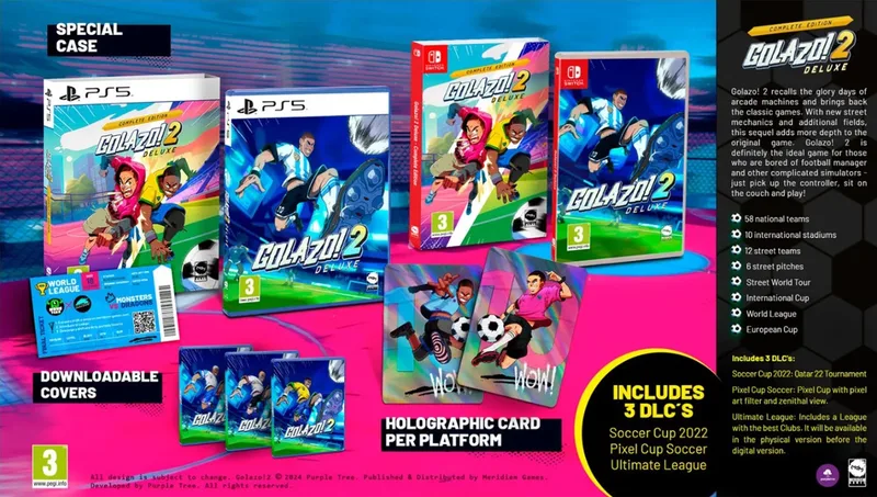 Golazo! 2 Deluxe - Complete Edition by Meridiem Games, Nintendo Switch – cover
