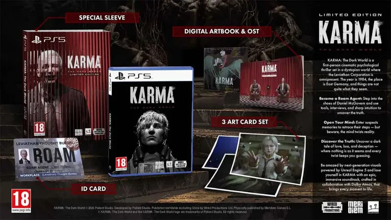 Karma The Dark World Limited Edition de Meridiem Games, PS5 – jaquette