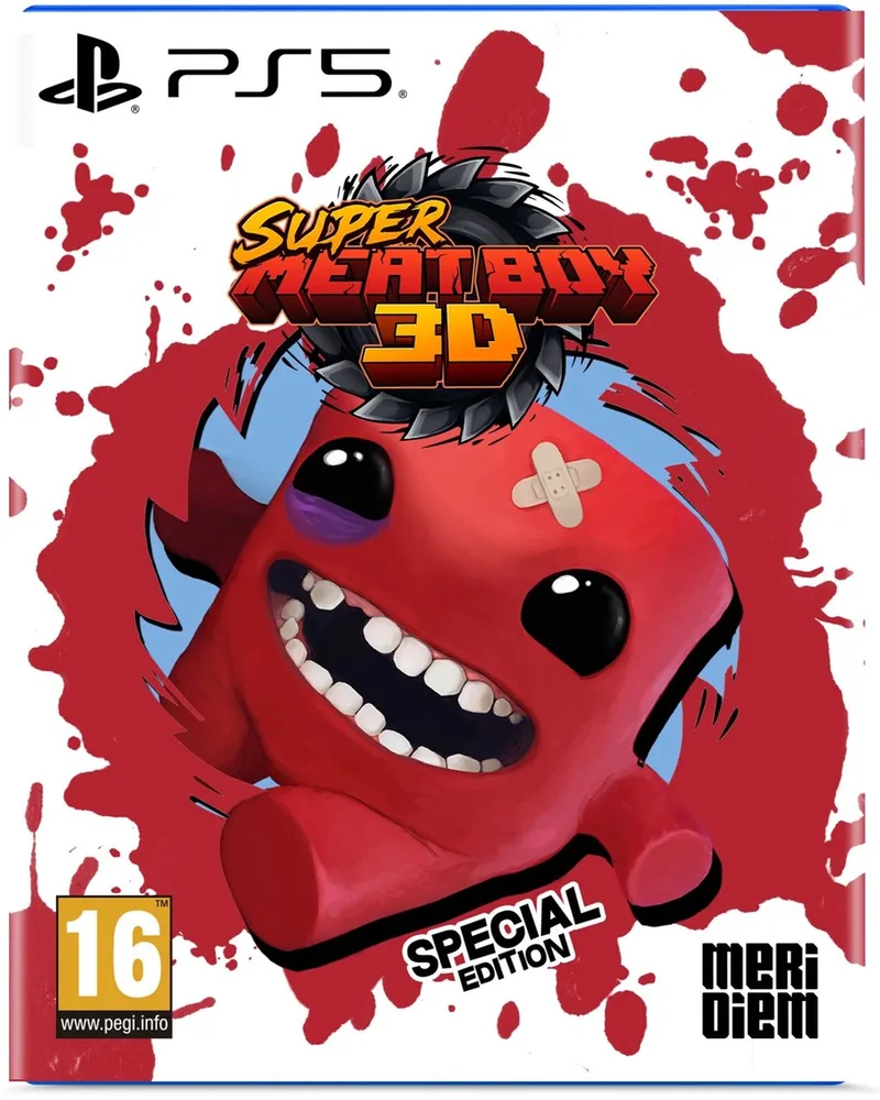 Super Meat Boy 3D - Special Edition van Meridiem Games, PS5 – cover