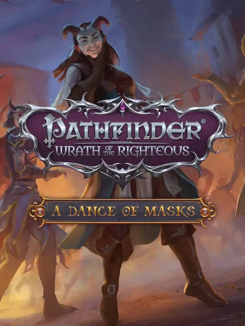 Pathfinder: Wrath of the Righteous – A Dance of Masks DLC van Meta Publishing – cover